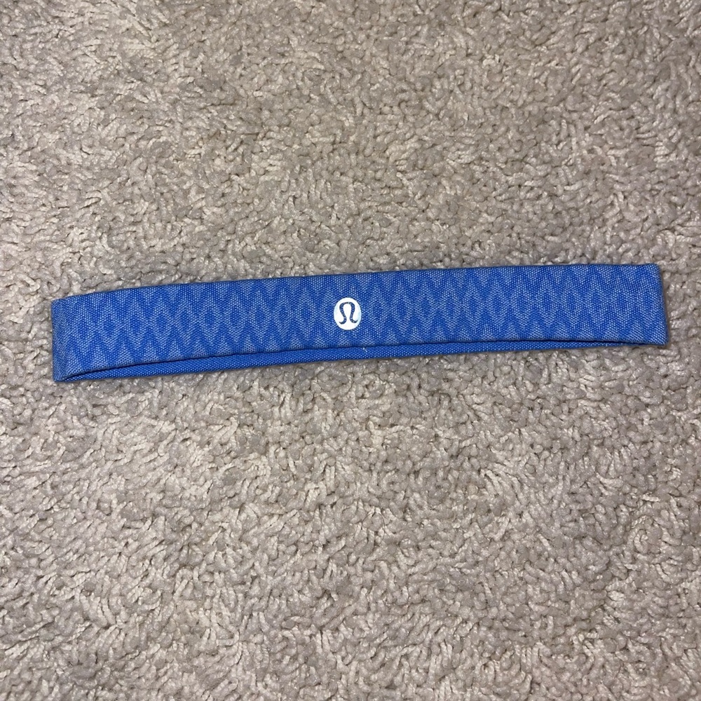 Blue Lululemon headband